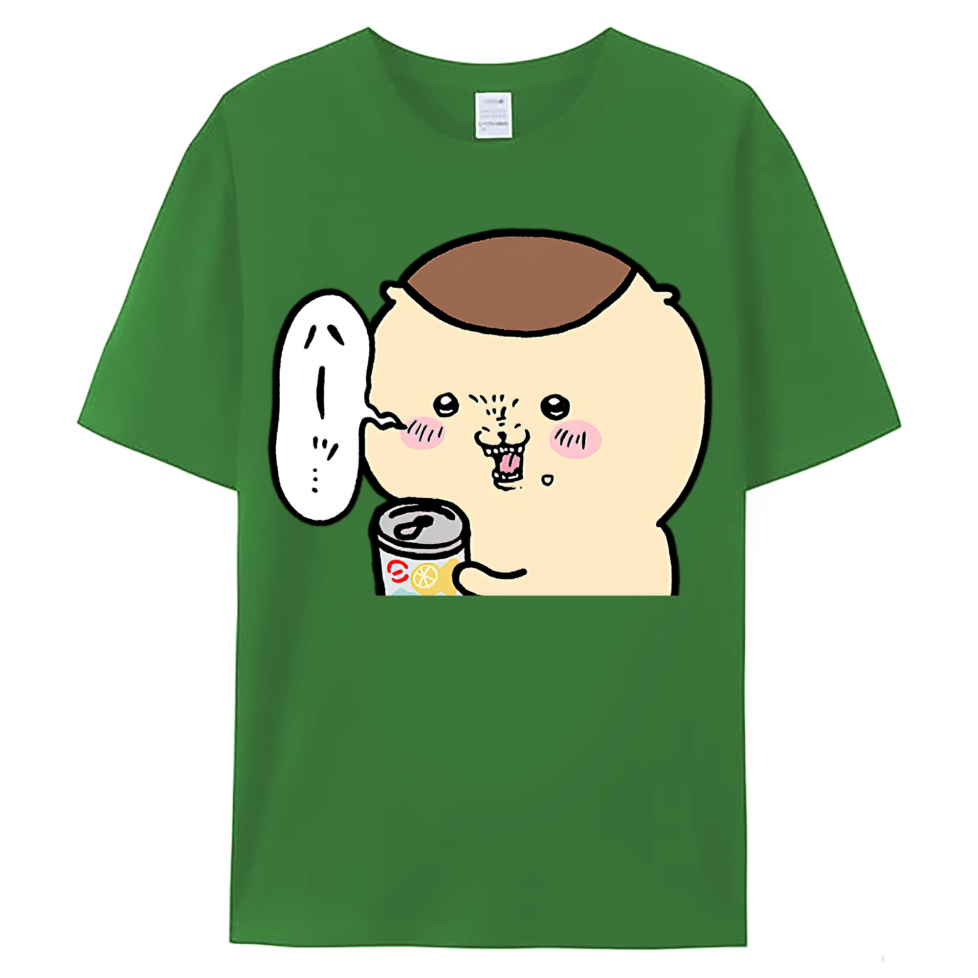 （画像用） ちいかわ くりまんじゅう Chii-kawa kuri manjū レディースカジュアルプリントTシャツ（綿100％）